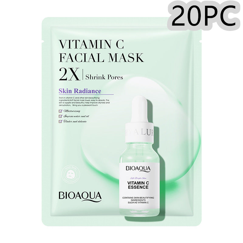 Luxury Korean Face Sheet Mask Bundle — Collagen, Centella, Hyaluronic Acid & Vitamin C Skin Glow Set