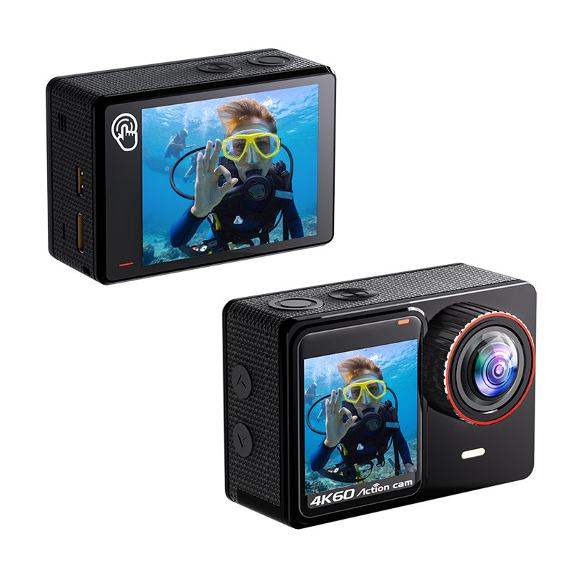 Waterproof 4K Action Camera — 30M Waterproof, Anti-Shake & Wide Angle for Adventure Creators