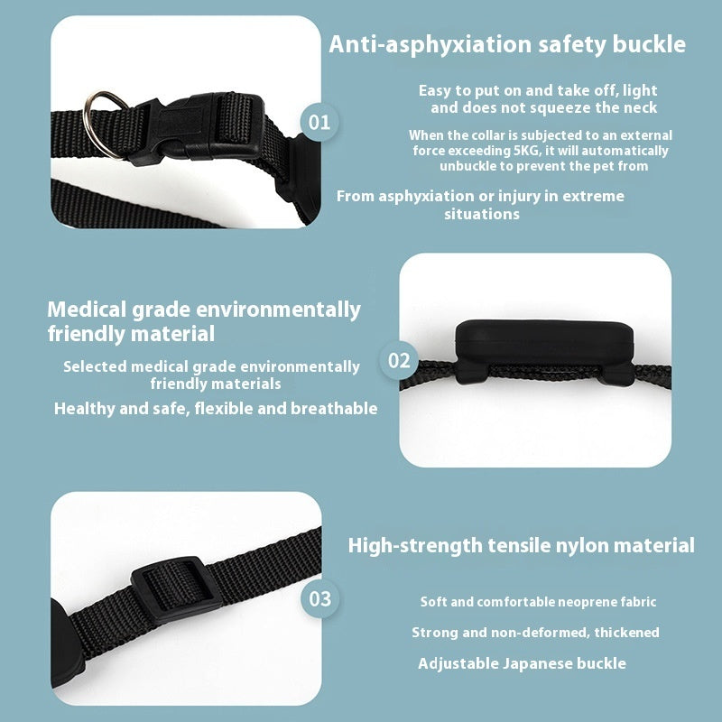 PawFind Anti-Loss FindMy Pet Collar – Bluetooth 5.2 Tracker with 90dB Sound Alert | 3 Colors