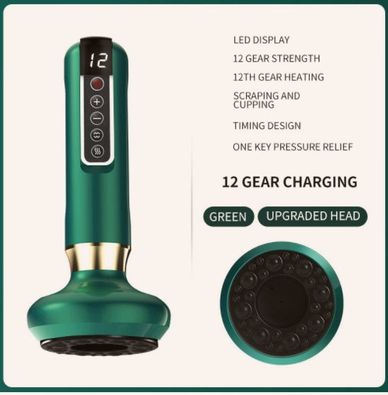Electric Vacuum Cupping Massager | Body Contouring Sculpting & Gua Sha Wellness Device