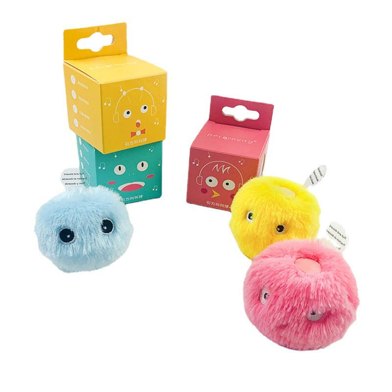 Luxury Luminous Catnip Sound Ball Cat Toy — Glowing Molar Plush Toy for Cats & Dogs