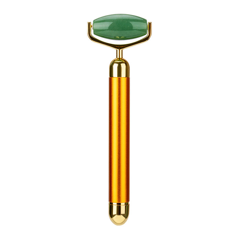 Luxury Electric Jade Face Roller — Vibrating Jade Beauty Stick for Face Lifting & Glow