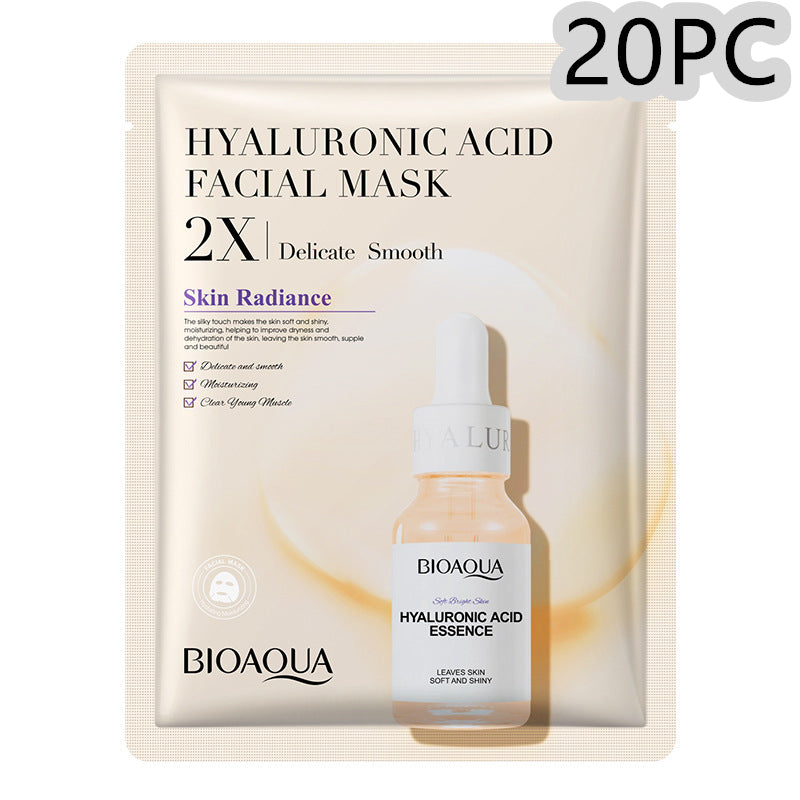 Luxury Korean Face Sheet Mask Bundle — Collagen, Centella, Hyaluronic Acid & Vitamin C Skin Glow Set