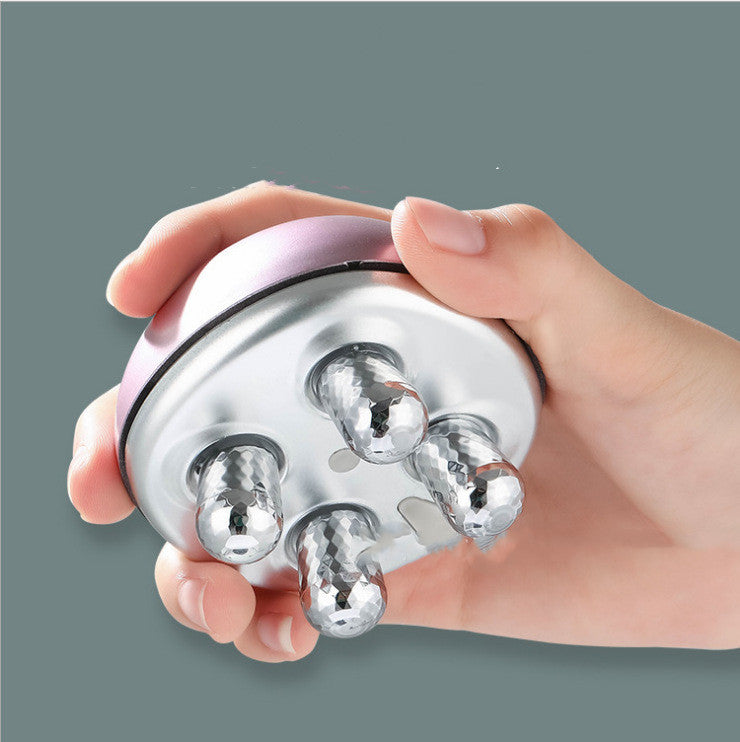Luxury EMS Micro-Current Facial Massage Ball — Electric Roller Massager for Face Lifting, Contouring & Skin Rejuvenation