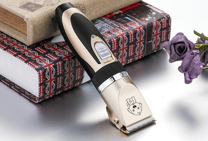 Image 1: "Professional pet hair trimmer rechargeable grooming clippers for dogs and cats"
Image 2: "Cordless pet grooming clippers with guide combs and accessories"
Image 3: "Quiet low vibration pet hair trimmer with stainless steel blades"
Image 4: "Professional dog clippers trimming pet fur"
Image 5: "Rechargeable pet grooming kit with multiple guide combs"
Image 6: "Pet hair trimmer with USB charging cable and cleaning brush"
Image 7: "Professional grooming clippers for cats and dogs all breeds"
Image 8: