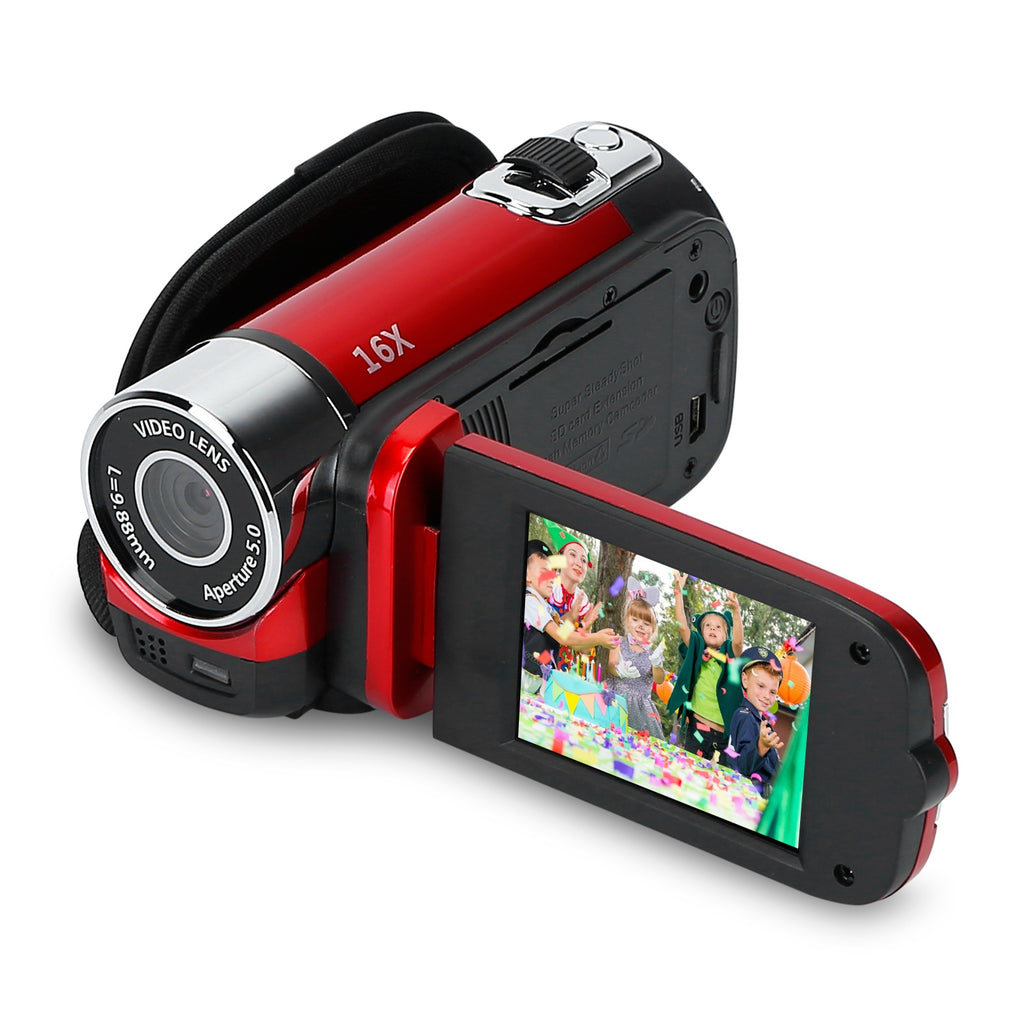 Luxury 270° Rotating Vlog Camera — 1080P HD, 16x Zoom, Built-in Fill Light & Selfie Mode