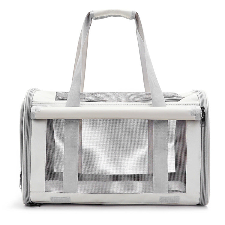 Luxury Transparent Breathable Foldable Pet Carrier Bag – Outdoor Cat & Dog Bag