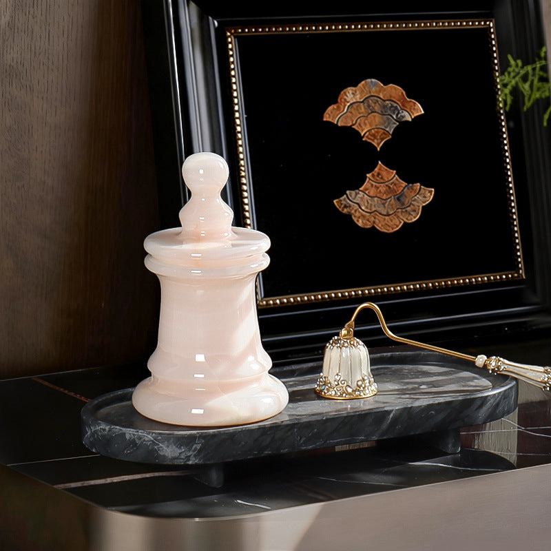 Luxury Marble Aroma Diffuser Cup — Minimalist Home Scent Decor