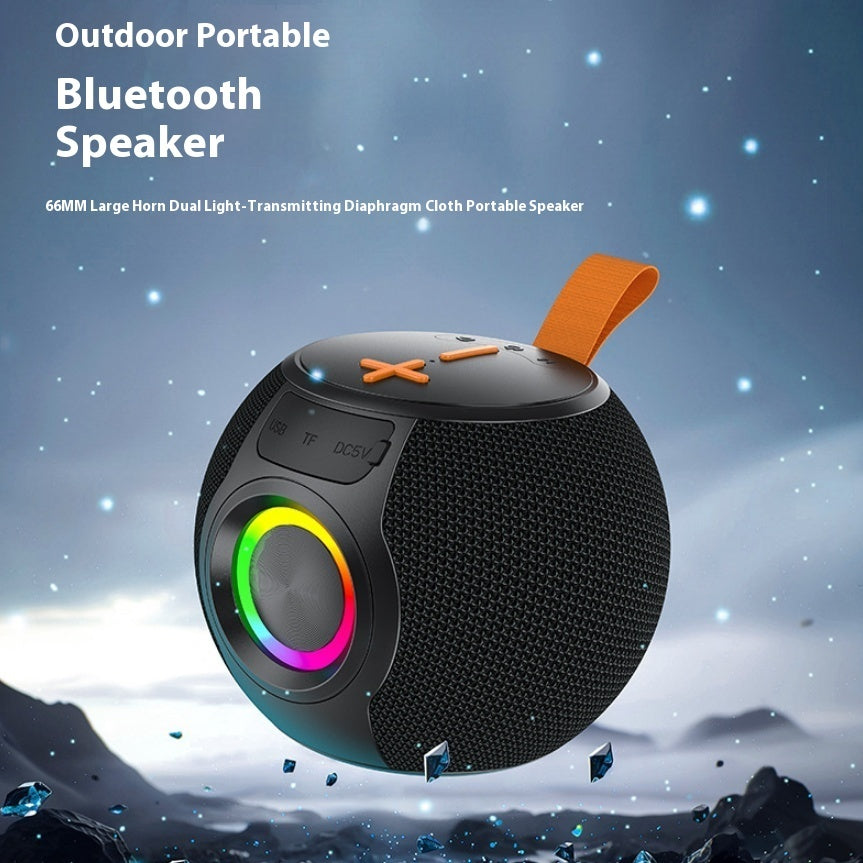 RGB Lamp Bluetooth Speaker — TWS Stereo, Waterproof & Portable with LED Mood Light