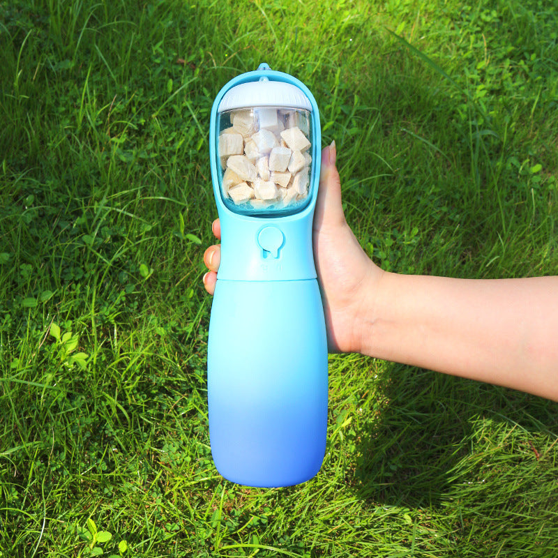 Luxury Gradient Color Portable Foldable Pet Water Bottle – 300ml & 550ml