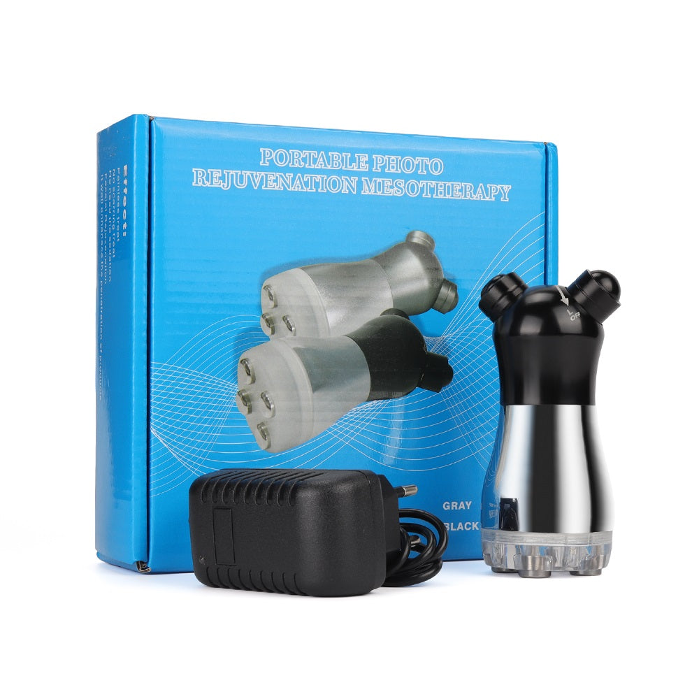 4-in-1 RF LED Photon Facial Massager — Radio Frequency Mesotherapy Electroporation Anti-Aging Beauty Device