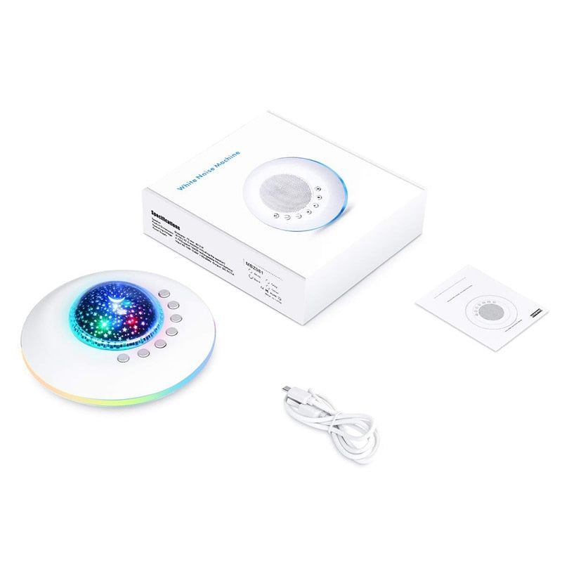 DreamGlow™ Baby Sleep Aid Night Light — 20 Soothing Sounds & Soft Glow Nursery Lamp