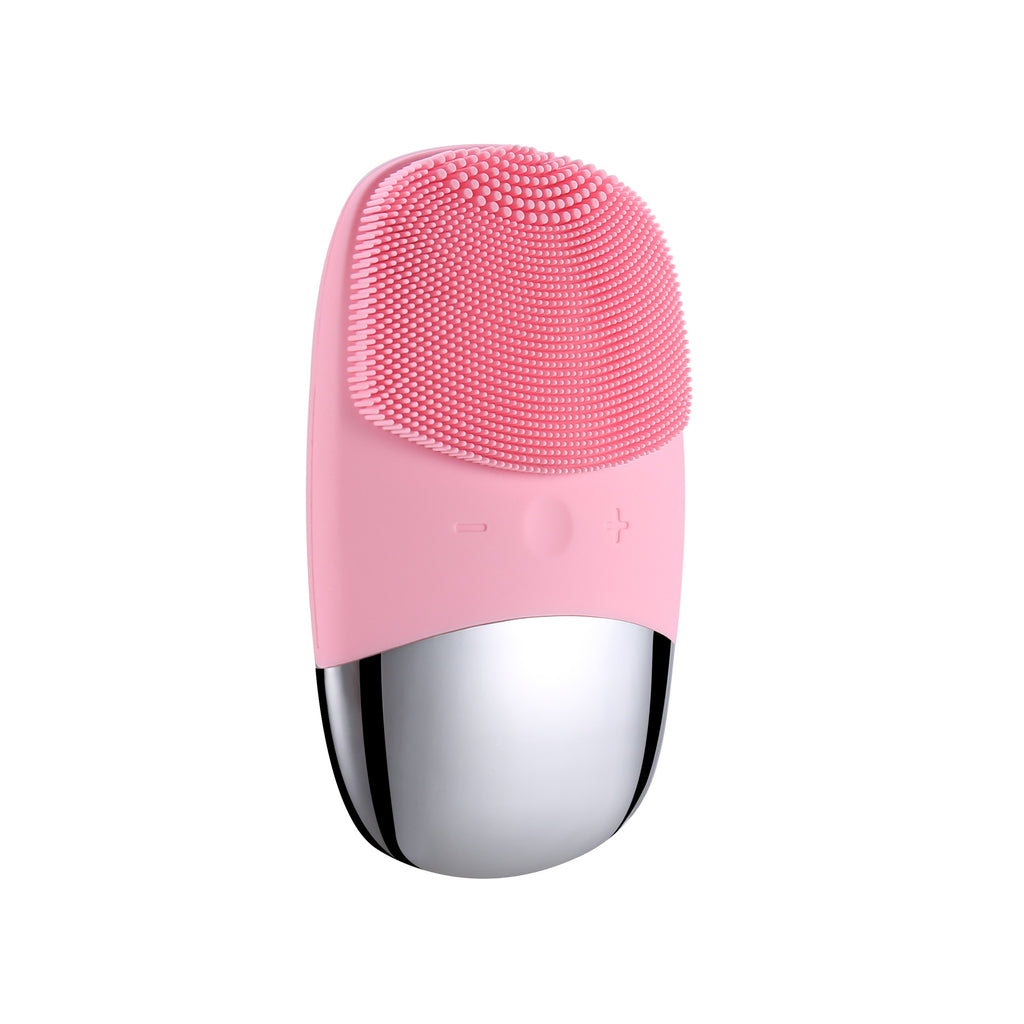 Luxury Mini Silicone Electric Face Cleansing Brush — Sonic Vibration Deep Pore Cleanser