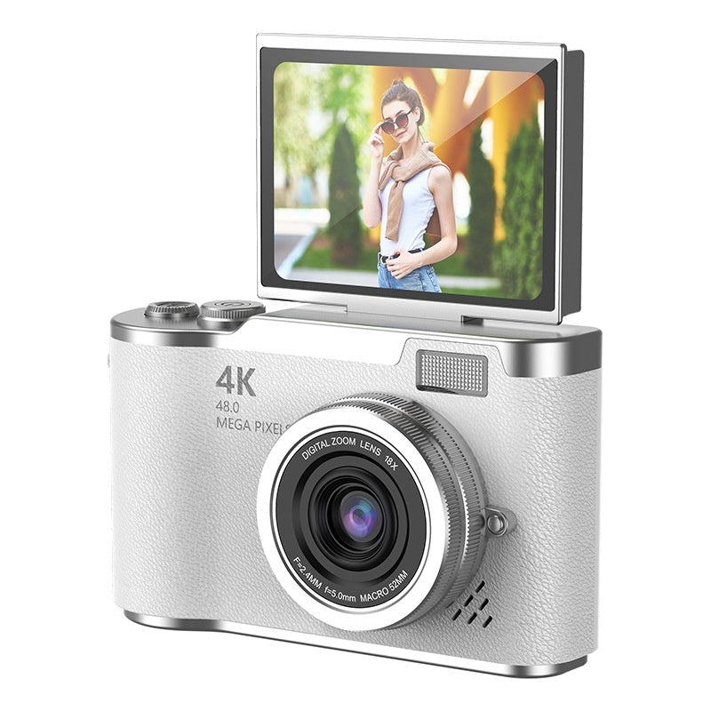FlipShot™ HD Flip-Screen Vlog Camera — Entry-Level Digital Cam in 14 Pastel Colors
