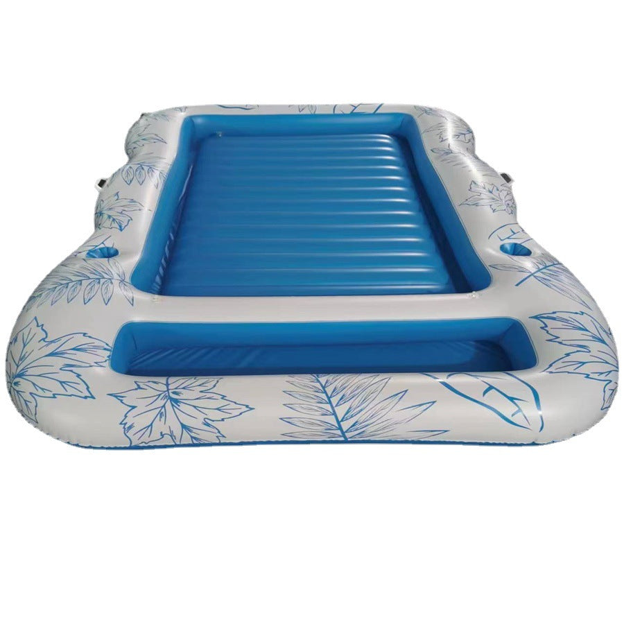 Luxury Inflatable Pool Float Recliner – Giant Tanning Lounger for Swimming Pools