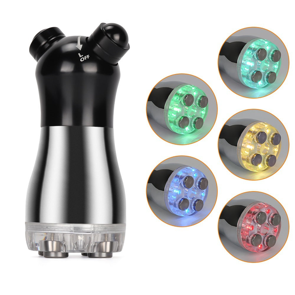 4-in-1 RF LED Photon Facial Massager — Radio Frequency Mesotherapy Electroporation Anti-Aging Beauty Device