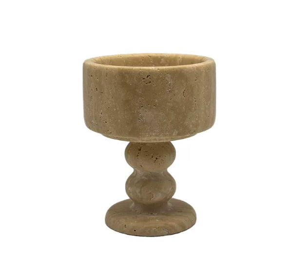 Luxury Stone Aroma Candle Holder — Minimalist Home Decor Collection