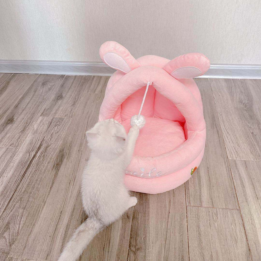 Premium Character Cat Litter Mat — Cute Animal Design, Soft Fabric, Anti-Tracking