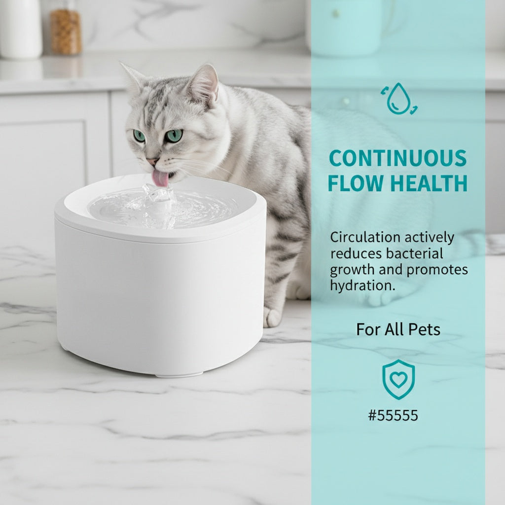 Smart Motion Sensor Pet Water Fountain — 3L Ultra-Quiet, Anti-Dry Burn, USB Rechargeable for Cats & Dogs