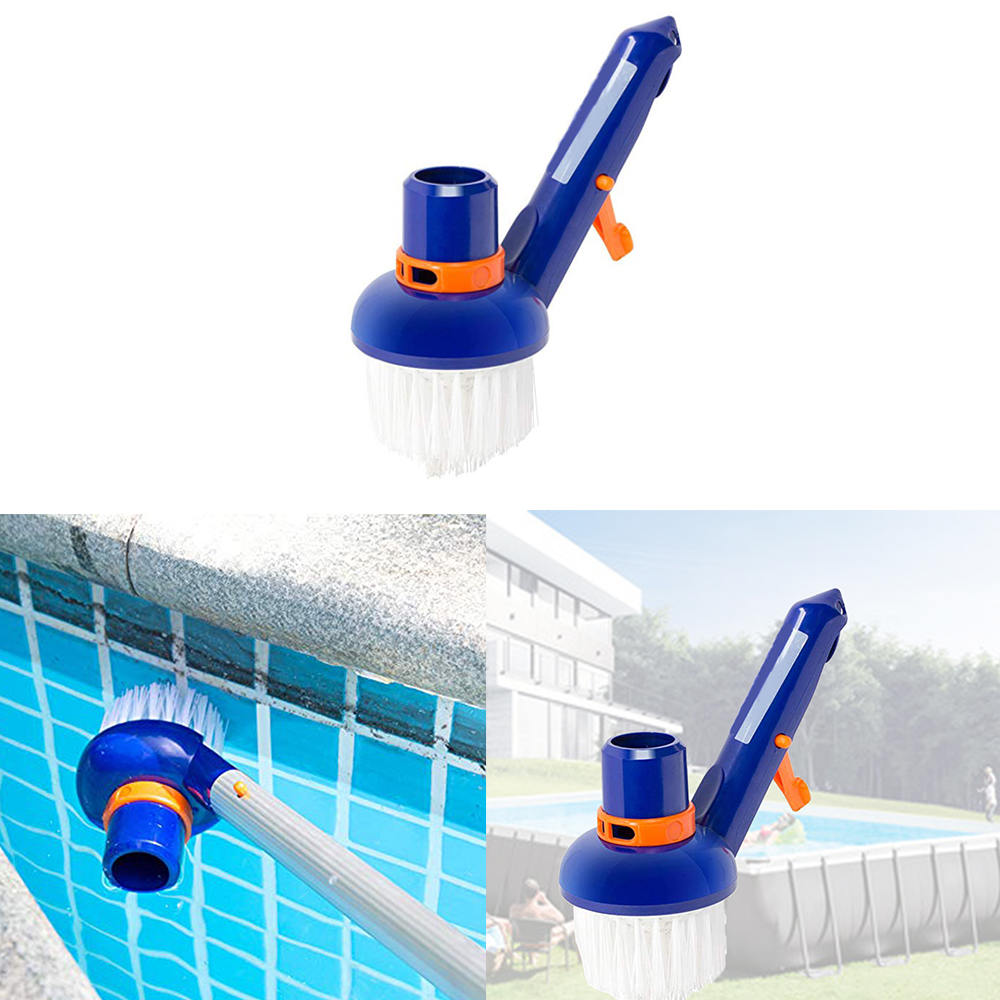 Luxury Swimming Pool Cleaning Brush – Heavy-Duty Wall & Floor Scrubber for All Pool Types