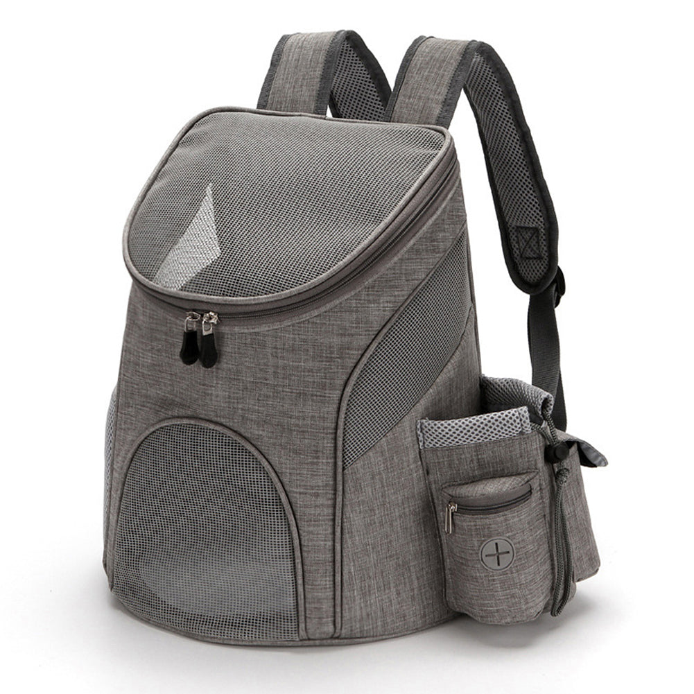 Luxury Foldable Pet Backpack Carrier – Breathable Mesh Travel Bag for Cats & Dogs