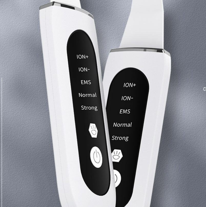 Luxury 3-in-1 Pore Cleanser & EMS Beauty Instrument — Color Light Therapy, Negative Ion & Ultrasonic Skin Cleaner