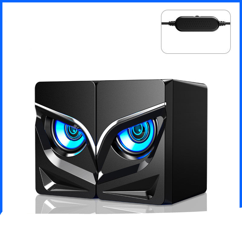 Eagle Eye Desktop Bluetooth Soundbar Speakers | HD Stereo Sound, LED Light & USB Powered