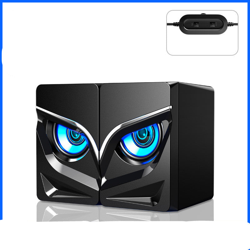 Eagle Eye Desktop Bluetooth Soundbar Speakers | HD Stereo Sound, LED Light & USB Powered