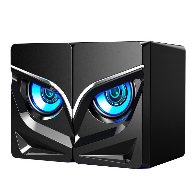 Eagle Eye Desktop Bluetooth Soundbar Speakers | HD Stereo Sound, LED Light & USB Powered