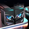 Eagle Eye Desktop Bluetooth Soundbar Speakers | HD Stereo Sound, LED Light & USB Powered