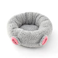 Premium Lamb Wool Round Pet Bed — Deep Sleep Donut Nest, Ultra-Soft, 3 Sizes