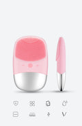 Luxury Mini Silicone Electric Face Cleansing Brush — USB Sonic Skin Purifier