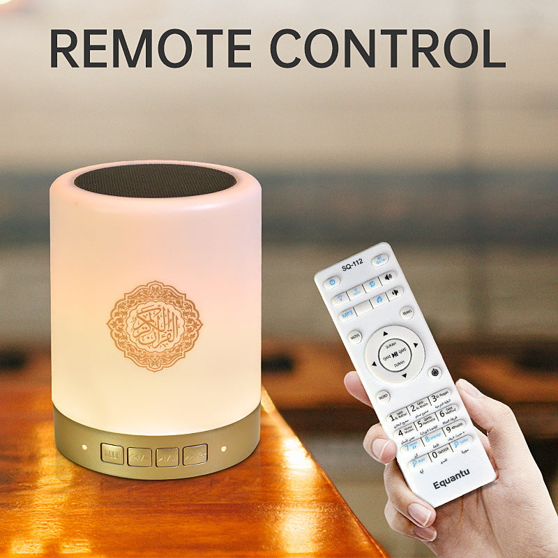 Remote Control LED Bluetooth Speaker — 2-in-1 Ambient Lamp & Wireless Speaker, Colorful Light, USB