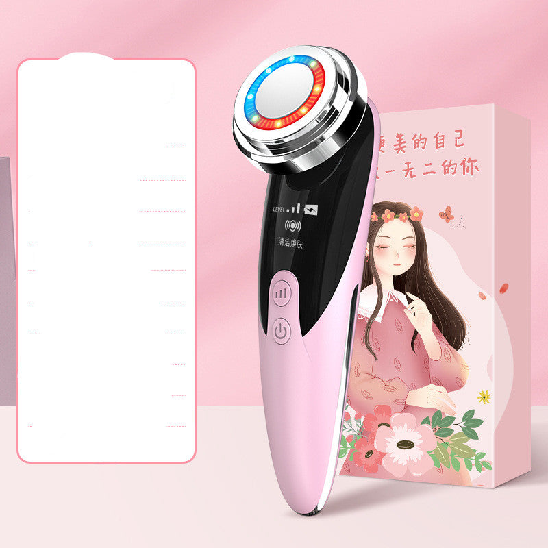 6-in-1 Facial Beauty Massager | Firming, Lifting, Pore Cleansing & Ion Therapy Device