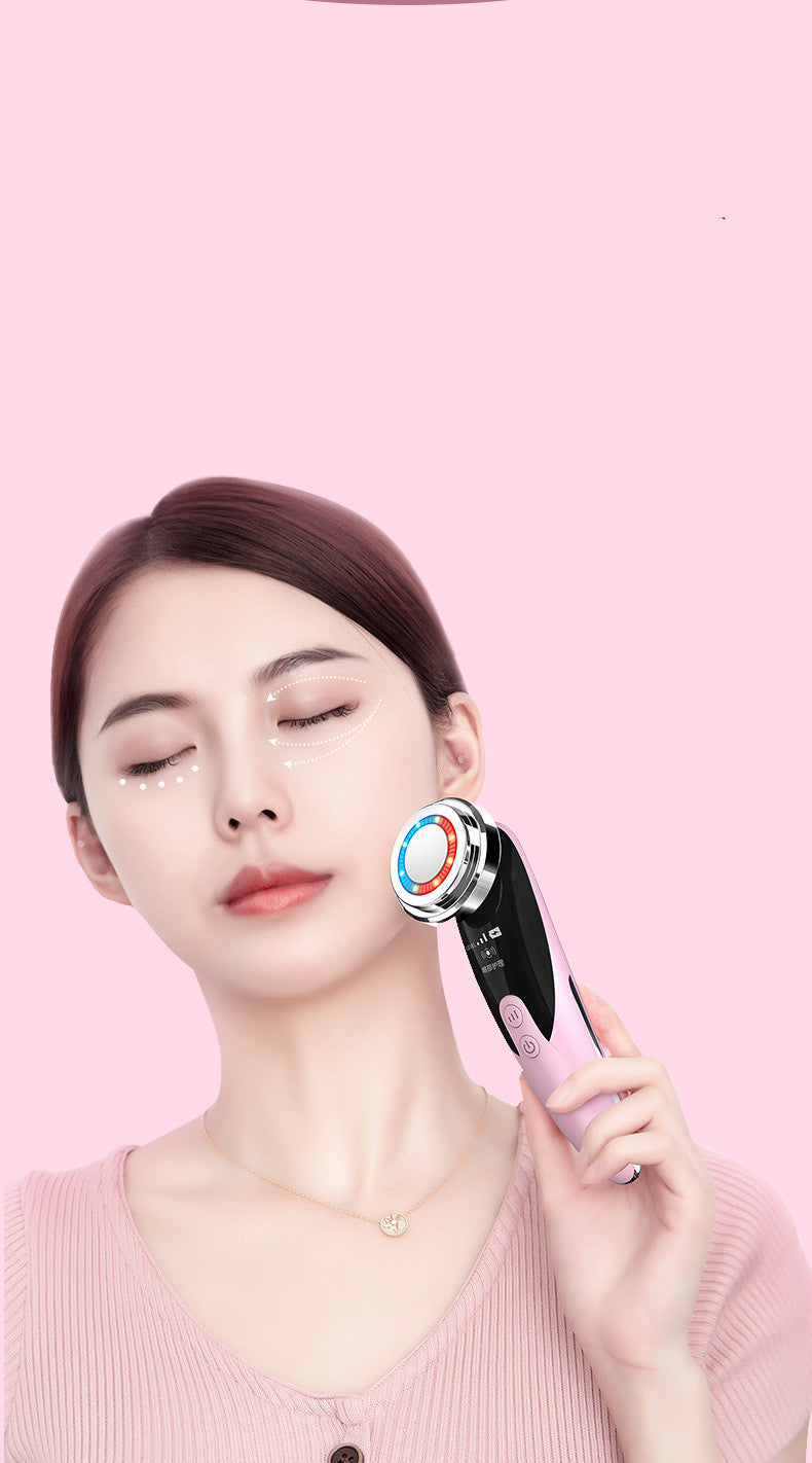 6-in-1 Facial Beauty Massager | Firming, Lifting, Pore Cleansing & Ion Therapy Device