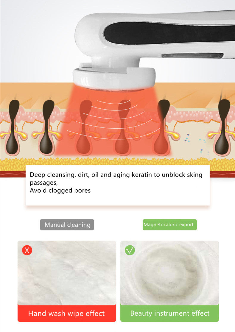 Luxury Iontophoresis Facial Beauty Device — Ion + Vibration + Heat Skin Radiance & Renewal