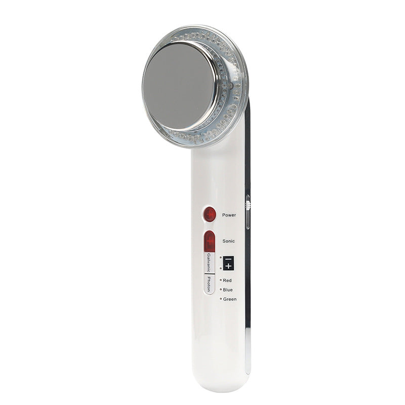 LumiSkin™ 7-in-1 LED Ultrasonic EMS Iontophoresis Beauty Device — Multi-Function Skin Rejuvenation