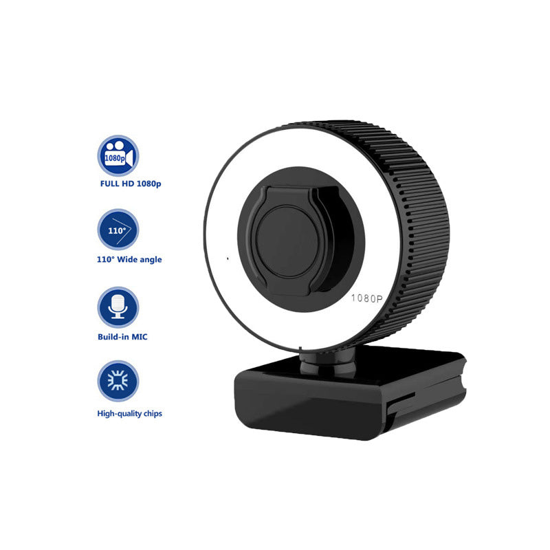 2K Autofocus HD Webcam with Microphone & Privacy Cover — Streaming & WFH Edition