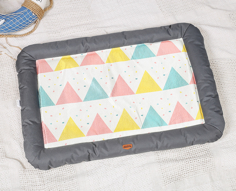Premium Anti-Tracking Cat & Dog Litter Mat — Soft Fabric, Multi-Size, Leak-Proof Design