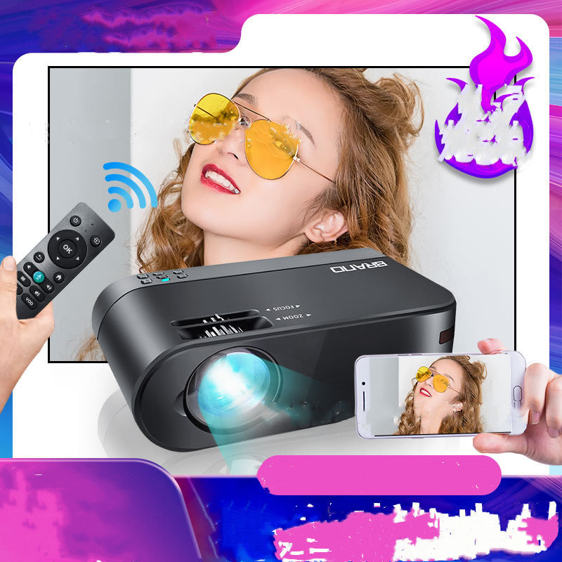 Portable WiFi Mini Projector — Wireless Screen Mirroring & Smart Projection