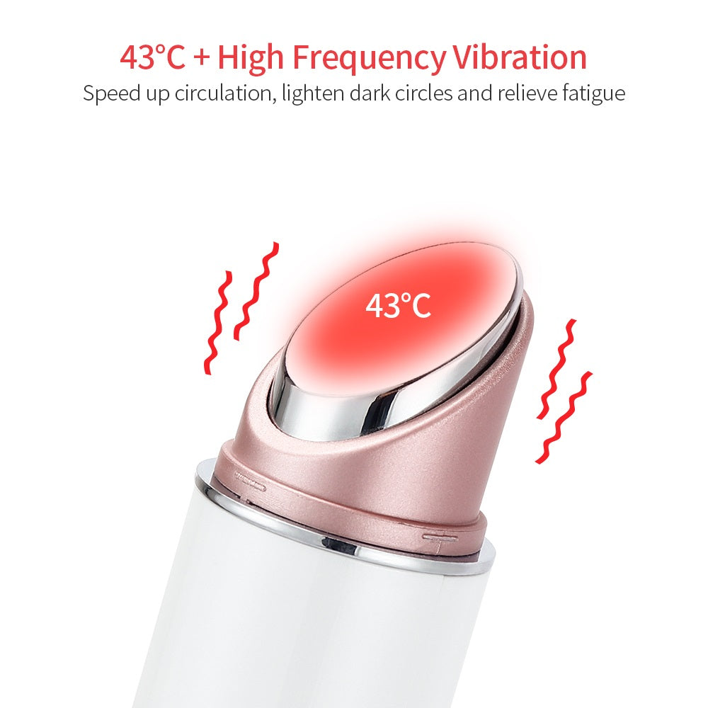 6-in-1 RF Mesotherapy Beauty Pen | EMS LED Eye & Face Lifting Wand