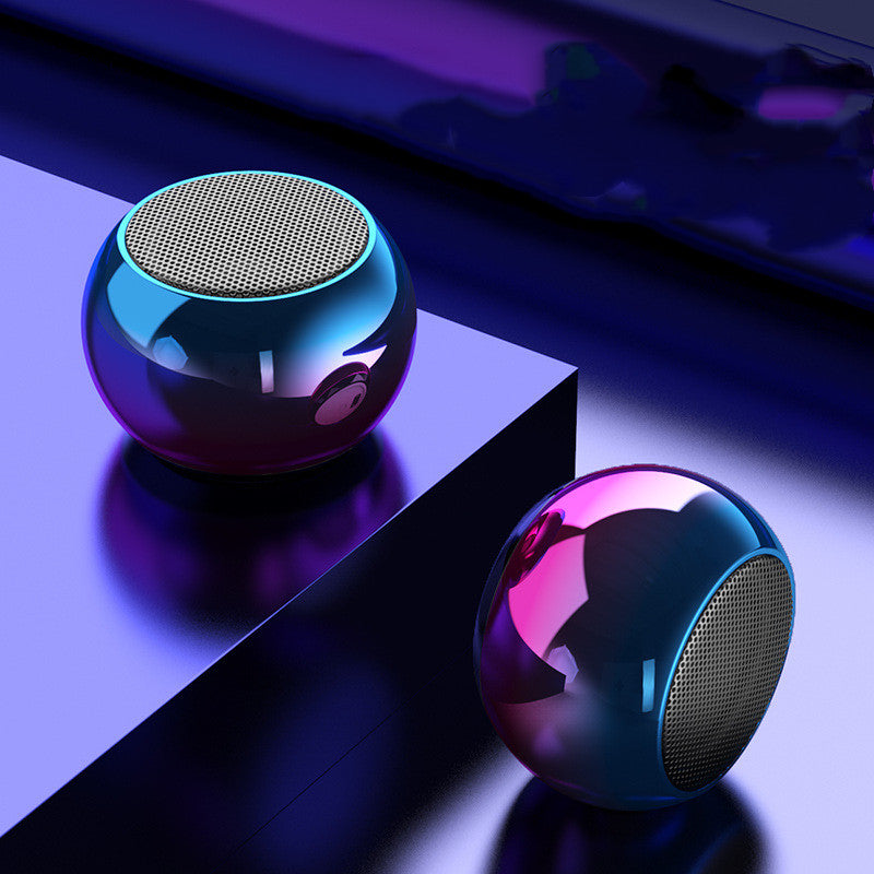 GlowBeat™ M3 Mini RGB Bluetooth Speaker — Pocket-Sized Wireless Sound with Color-Changing Glow