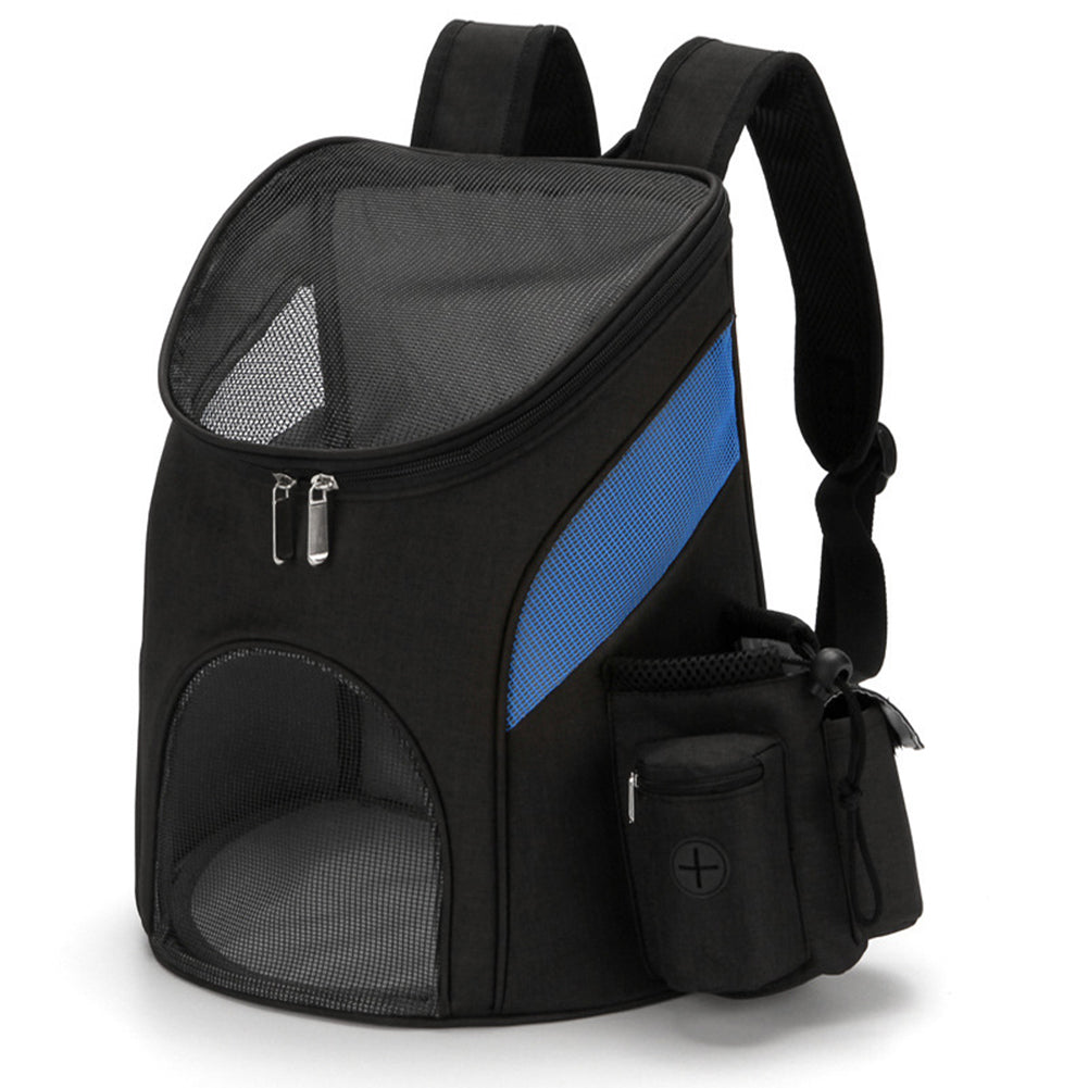 Luxury Foldable Pet Backpack Carrier – Breathable Mesh Travel Bag for Cats & Dogs