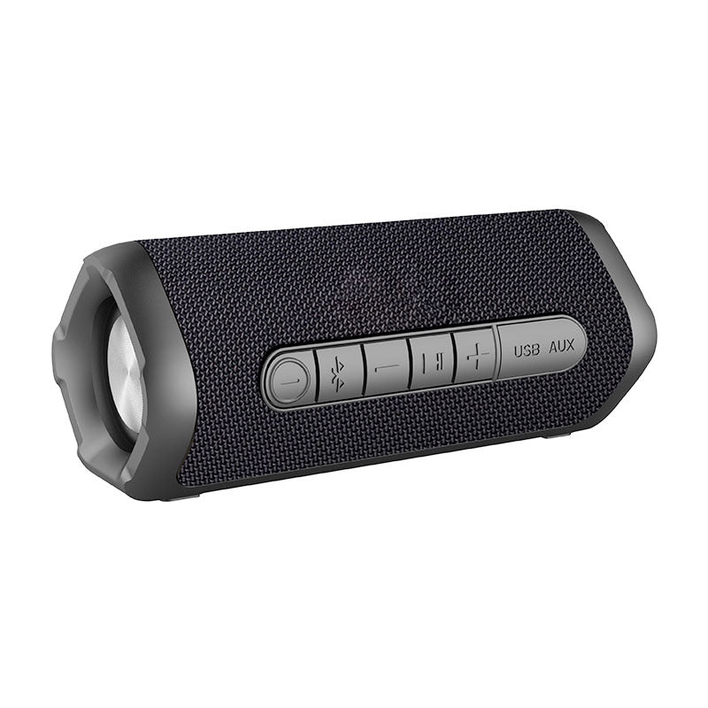 Fabric Waterproof Bluetooth Speaker — IPX4, TWS Stereo, 12H Battery & 20M Range