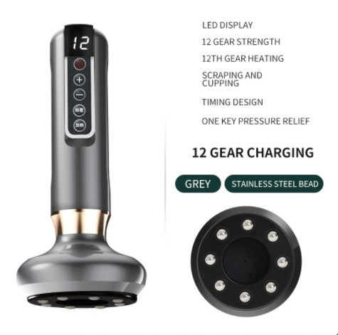 Electric Vacuum Cupping Massager | Body Contouring Sculpting & Gua Sha Wellness Device