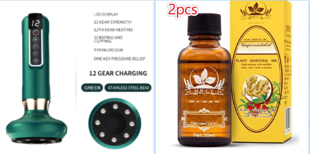 Electric Vacuum Cupping Massager | Body Contouring Sculpting & Gua Sha Wellness Device