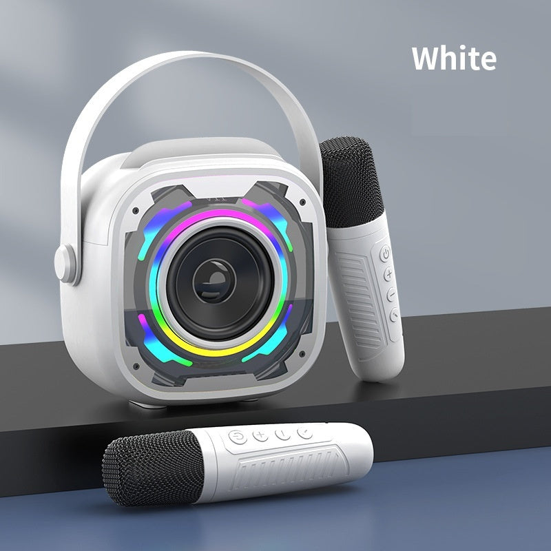 V11 Wireless Karaoke Speaker – Bluetooth & Dual Microphone Party Speaker