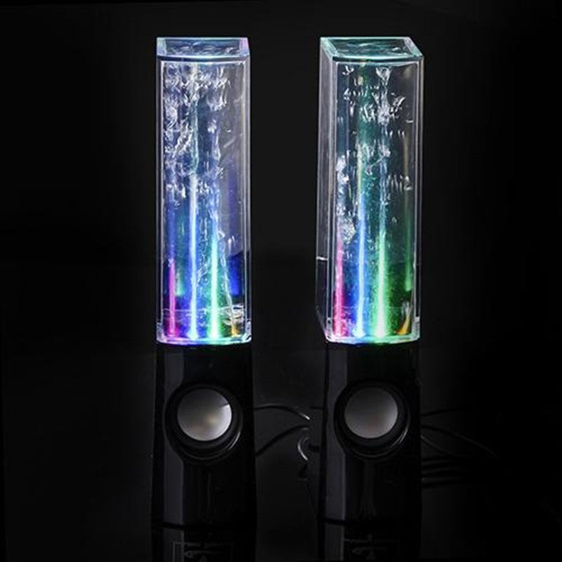 Dancing Water LED Speaker — Color-Synced Fountain Lights & 3D Surround Sound