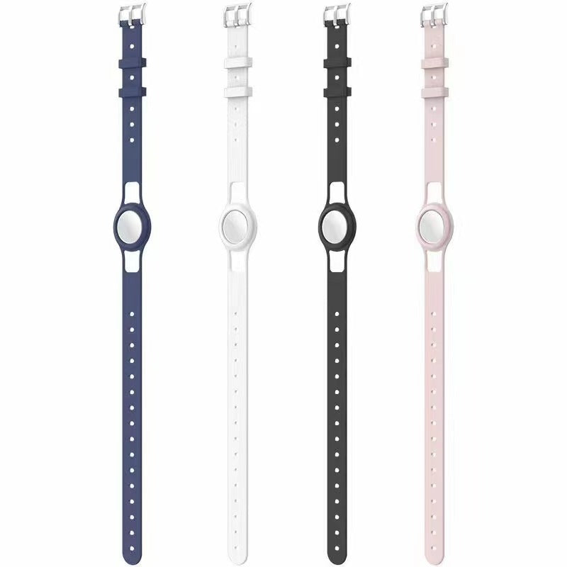 Luxury AirTag Pet Collar Holder — Universal Anti-Lost Silicone Tracker Cover for Cats & Dogs