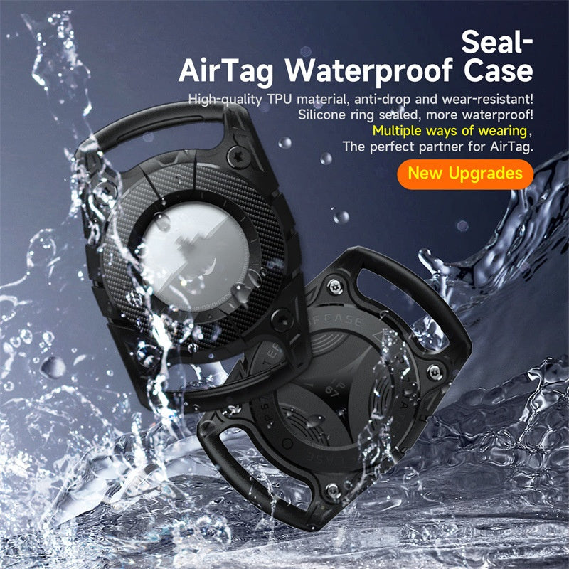 Luxury AirTag Seal Waterproof Case — Drop-Resistant Anti-Lost Tracker Cover | 6 Colors
